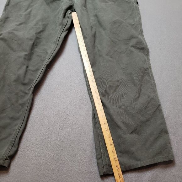 Carhartt Pants Men's B11 MOS Duck Canvas Carpenter Work Pants Sz 46 - Picture 14 of 14